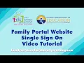 FDLOE Updated Single Sign On Family Portal Website Tutorial May 2025