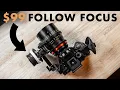 SmallRig Mini Follow Focus - Attaches to ANY camera cage