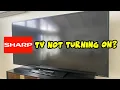 Download Lagu How to Fix Your Sharp TV That Won't Turn On - Black Screen Problem