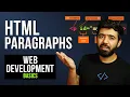 HTML Paragraphs Web Development Basics Course