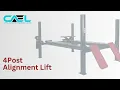 Alignment Lift 4 Post by CAEL - Quick Guide Warranty Shipping Across Canada