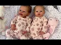 Reborn roleplay reborn morning routine with 2 babies Andrea Arcello blossom and meadow