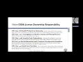 Oregon NPA Establishing Responsibilities Permissions and Accountability with License Ownership