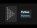 Python Pattern Right Arrowhead Star Pattern VS Code