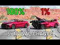 Download Lagu Realistic Survival Chance Crashes #11 (With Dummies) | BeamNG.drive