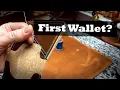 How to Make a Leather Card Wallet ALL the steps Tools Tips in 15 Minutes