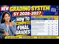 NEW Grading System SY 2026 2027 I Guidelines on Awards and Recognition