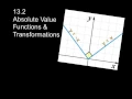 13 2 Absolute Value Functions and Transformations