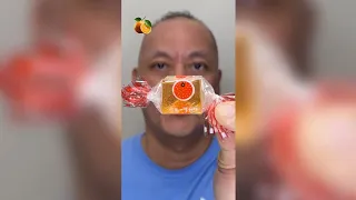 👂ASMR KINJO JAPANESE JELLY CANDY ORANGE FLAVOR EATING SOUNDS👂ORIGINAL LENGTH👂#asmr #candy 