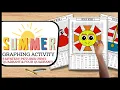 End of the School Year Coordinate Graphing Mystery Pictures Includes 6 Summer-themed Pictures