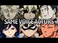 BLACK CLOVER Characters Japanese Dub Voice Actors in other Anime Part I AniVoice Comparisons