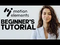 How to Use MotionElements Customizing Graphics for Beginners