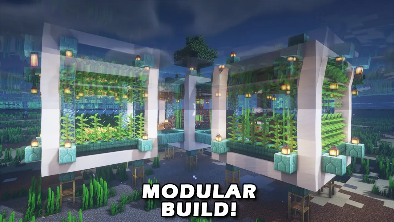 MINECRAFT: How to Build a UNDERWATER BASE Tutorial (EASY)