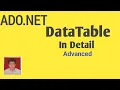 DataTable in Ado Net In Detail DataTable in Asp Net C