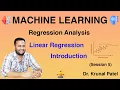 Machine Learning Tutorial Session 5 - Linear Regression