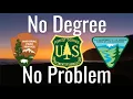 Environmental Jobs with No Degree National Parks BLM Forest Service other Federal postings