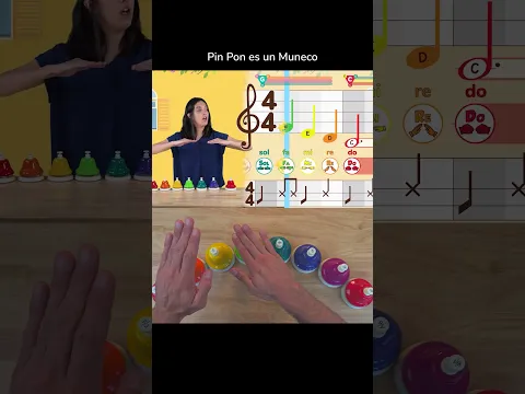 Pin Pon es un Muneco Pollitos Dicen w/ Solfege (Prodigies Music Bellodies) #pinpon #solfeggio