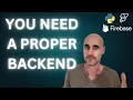 Why you should deploy a Python API with your Firebase backend and how to do it
