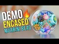 Lagu 🔥 DEMO: Encased Murrini Lampwork Glass Bead