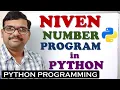 NIVEN HARSHAD NUMBER PROGRAM IN PYTHON PROGRAMMING PYTHON PROGRAMMING