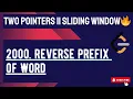 2000 Reverse Prefix of Word Leetcode Daily Easiest Implementation