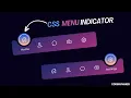 Magic Navigation Menu Indicator using HTML CSS and Javascript Animated Navigation Menu Bar