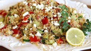Salad Recipe: Thai Style Quinoa Salad by Everyday Gourmet with Blakely. 