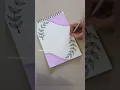 Aesthetic Front Page Design