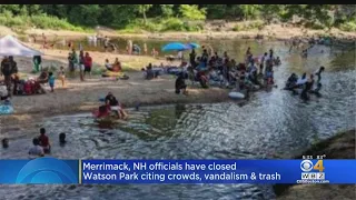 Crowds Trash Close Watson Park In Merrimack NH