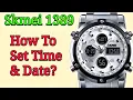 Skmei 1389 Analog - Digital Watch Time Date Day Setting How To Set Skmei 1389