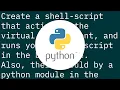 Daemonizing a python script in debian using virtualenv