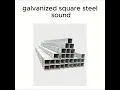 Download Lagu metal pipe vs galvanized square steel sound #galvanizedsteel