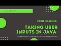Java tutorial - String and Scanner Inputs