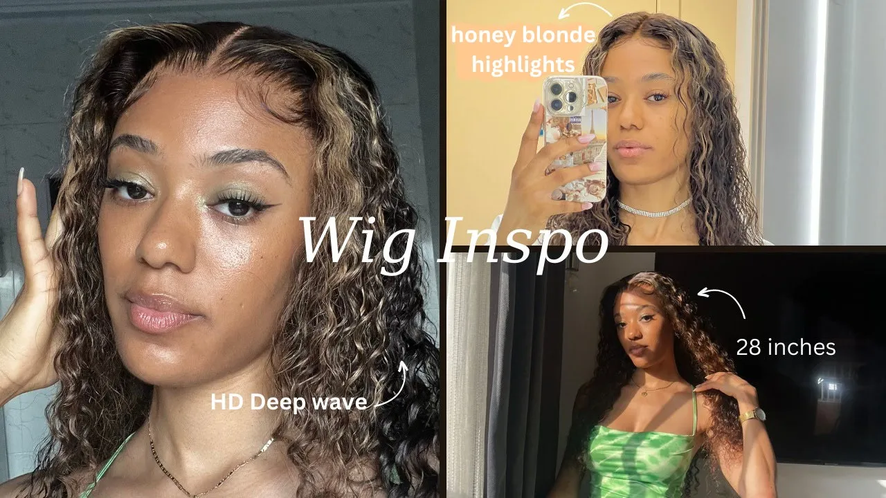 MUST-HAVE honey blonde highlighted deep wave wig | elevate your wig game ft. AliExpress x Hairacle