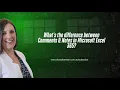 Comments and Notes what is the difference and how can you use them in Microsoft Excel 365