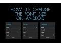 How To Change The Font Size On Android - The Blind Life