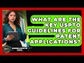 What Are the Key USPTO Guidelines for Patent Applications Trademark and Patent Law Experts News