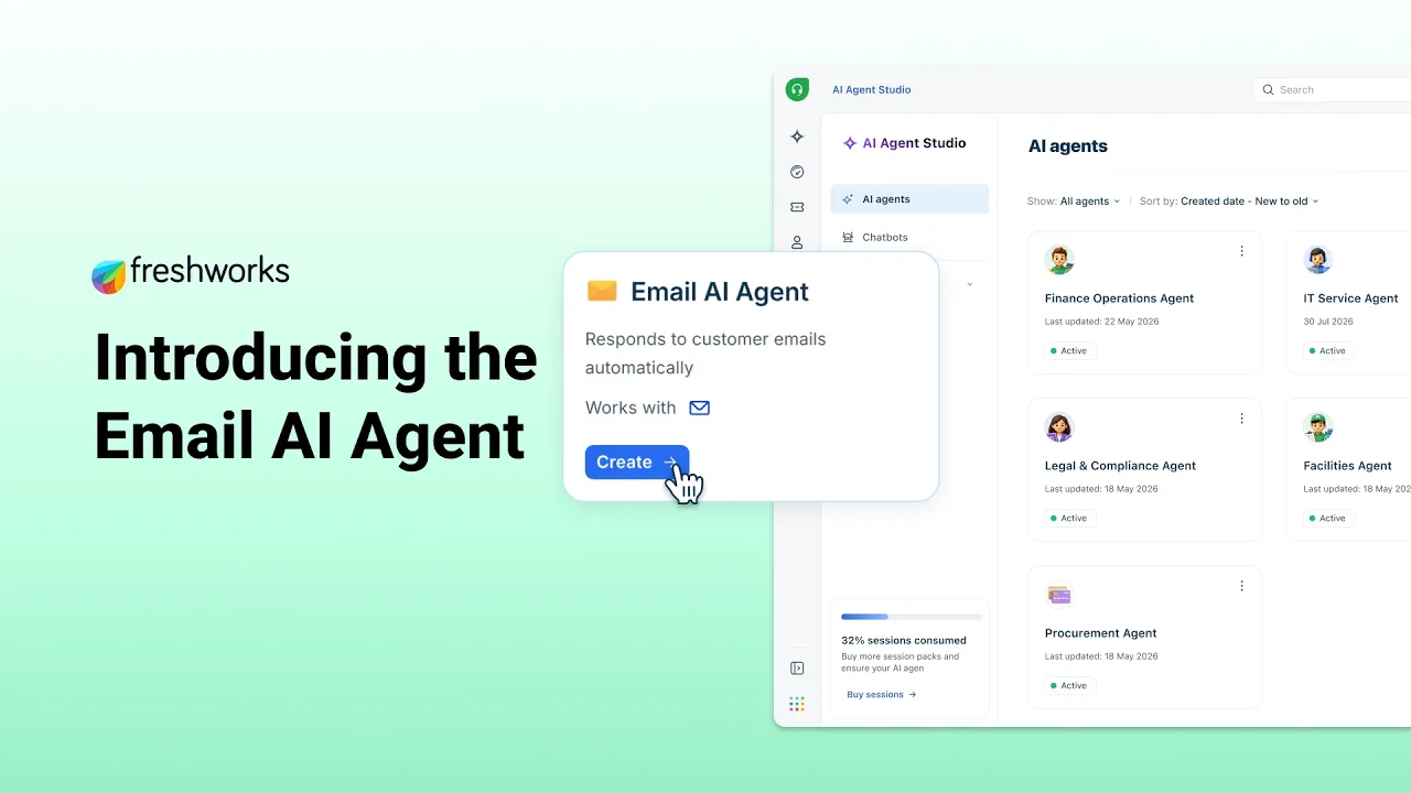 Freshdesk Email AI Agent walkthrough