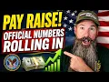 BREAKING PAY RAISE FORCASTS Data from1st of 3 months VA Social Security COLA