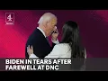 Download Lagu Emotional Biden passes torch to Harris at Democratic National Convention