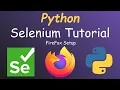 Python Selenium Tutorial - Mozilla Firefox Setup
