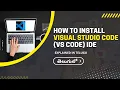 Telugu Tutorial See How to Install Visual Studio Code explained by telugu web guru