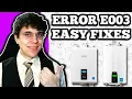 How to Fix Navien Error Code E003