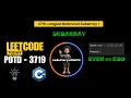 LeetCode 3719 Longest Balanced Subarray I Even Odd Distinct Count C