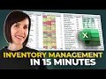 Create an Automated Inventory Management System in Excel FREE Template