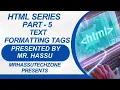HTML Delete Sub Sup Insert Tags Explained MrHassu 18 Presents Presented By Mr Hassu