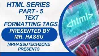 HTML Delete Sub Sup Insert Tags Explained MrHassu 18 Presents Presented By Mr Hassu