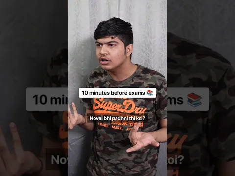10 minutes before exams