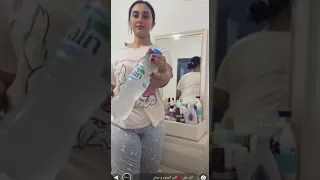 اثير الحلوه تستعرض قبل النوم وحنو تصورها من وراء     دندنها