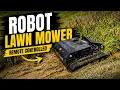 Remote-Controlled Robot Lawn Mower in Action